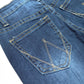 Little Girls Boys Elastic Band Ripped Straight Fit Stretchy Denim Pants Jeans