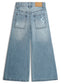 Flare Little Big Girl Ripped Wide Leg Soft Jeans Pants