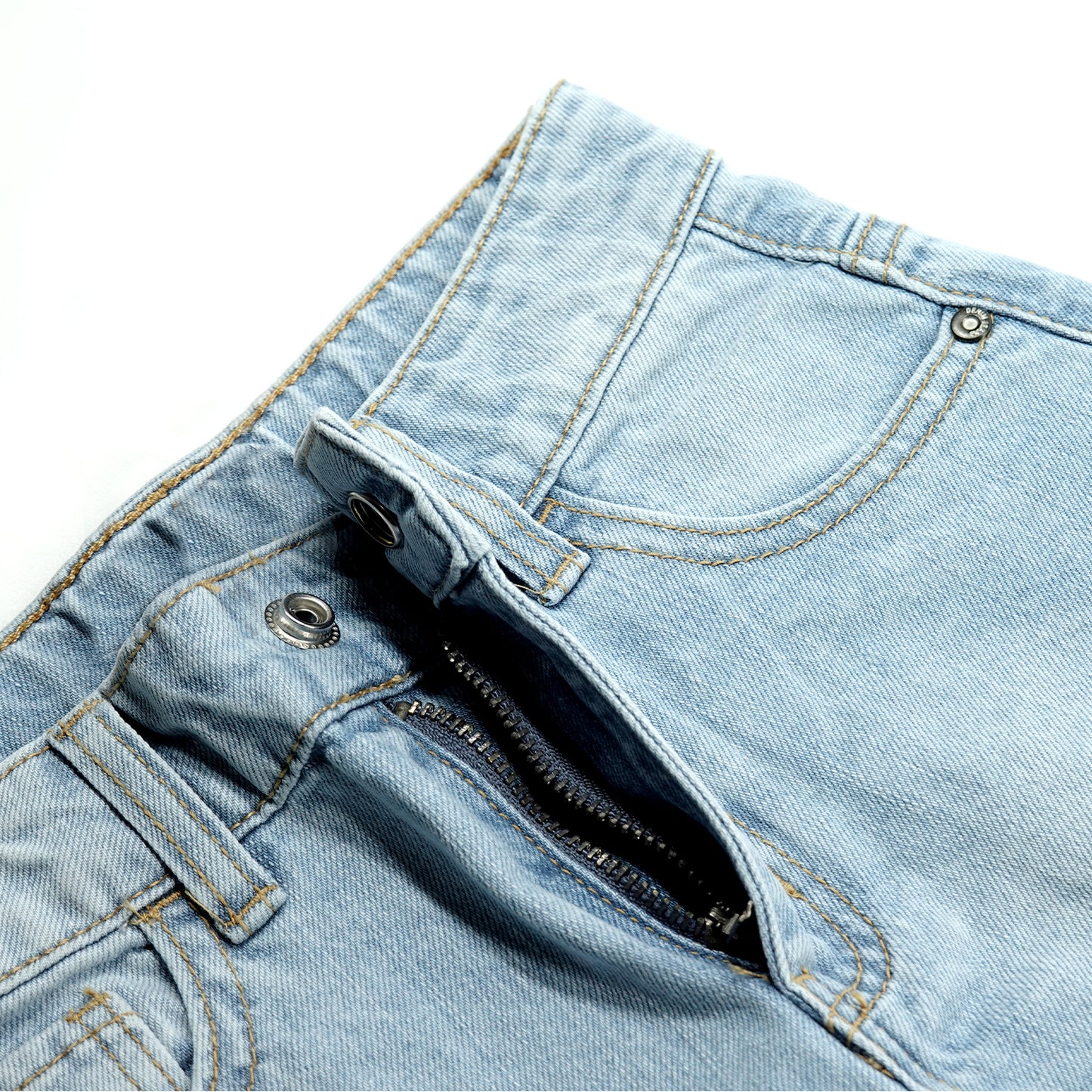 Girls Flare Ripped Wide Leg Soft Denim Jeans Pants