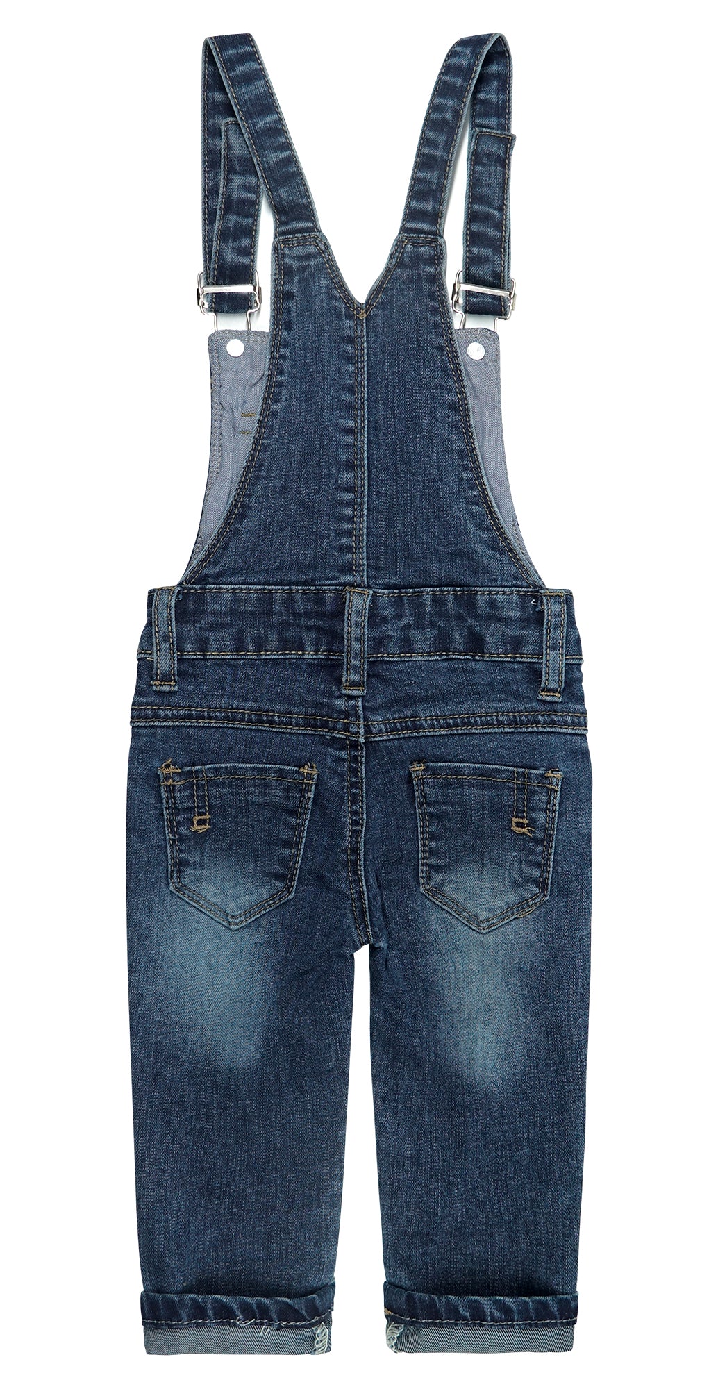 Baby Little Girls Toddler Boys Adjustable Jeans Overalls