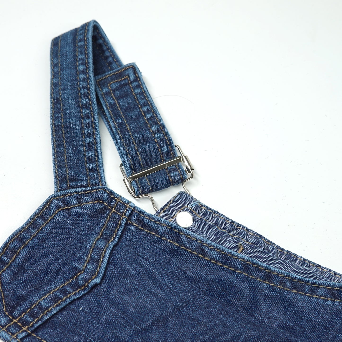 Baby Little Girls Denim Toddler Boys Adjustable Jeans Overalls