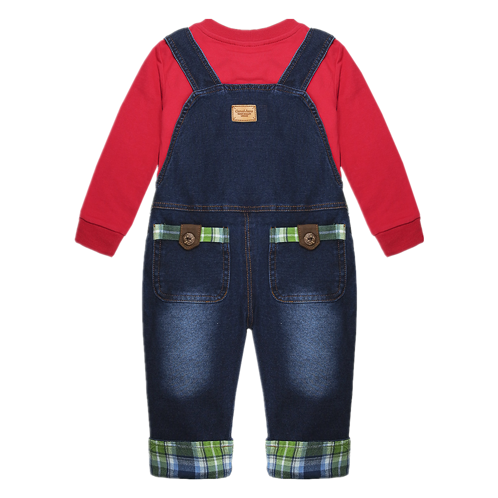 Baby & Toddler 3D Cute Puppies Overalls Pants Set